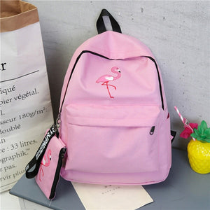 Backpacks Brand Women Simple Flamingo